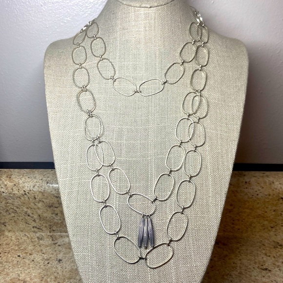 🔥3/$18🔥 ADIA KIBUR thin chain link necklace - Picture 1 of 4